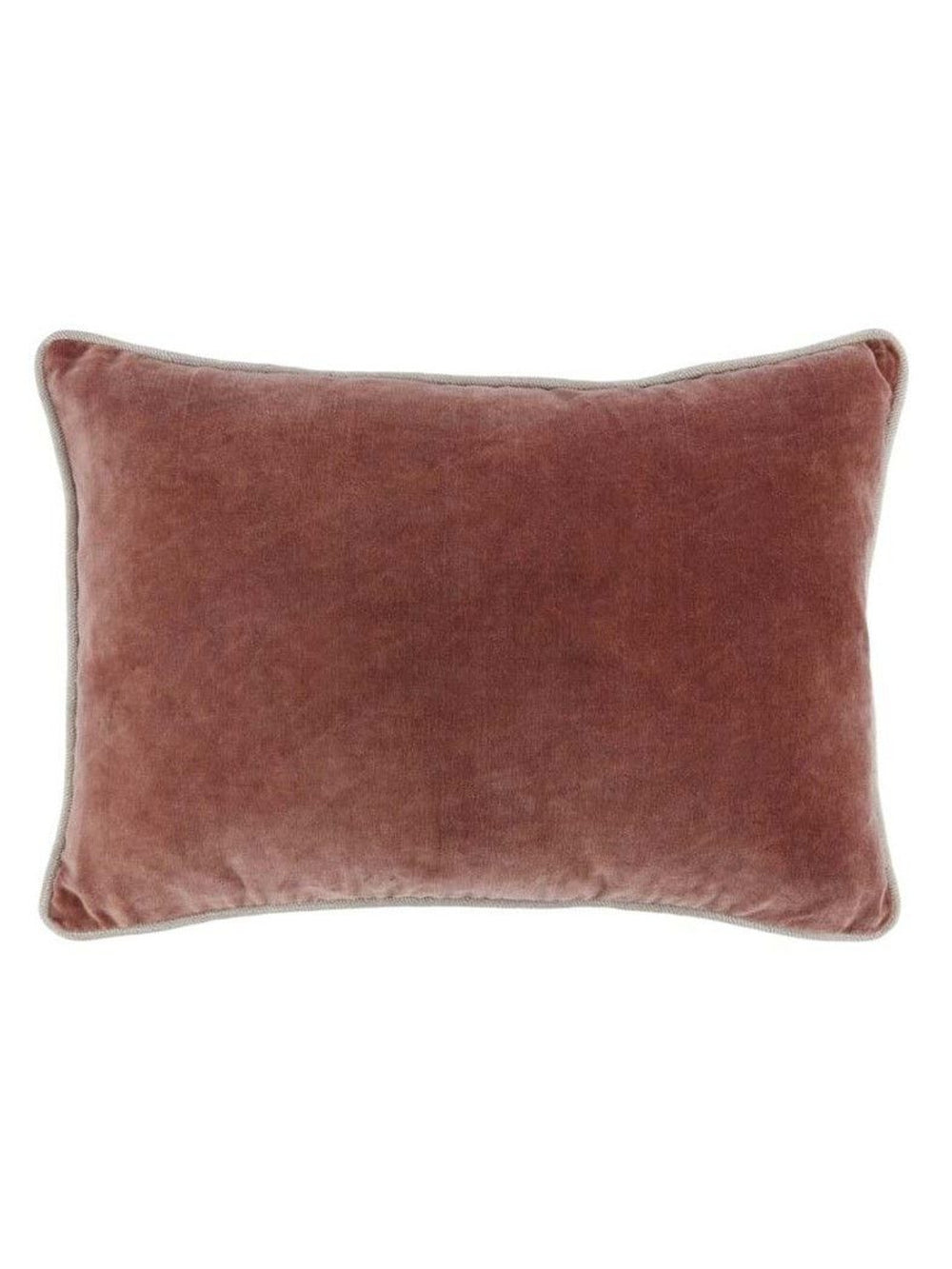 Heirloom Auburn Velvet Kidney Pillow