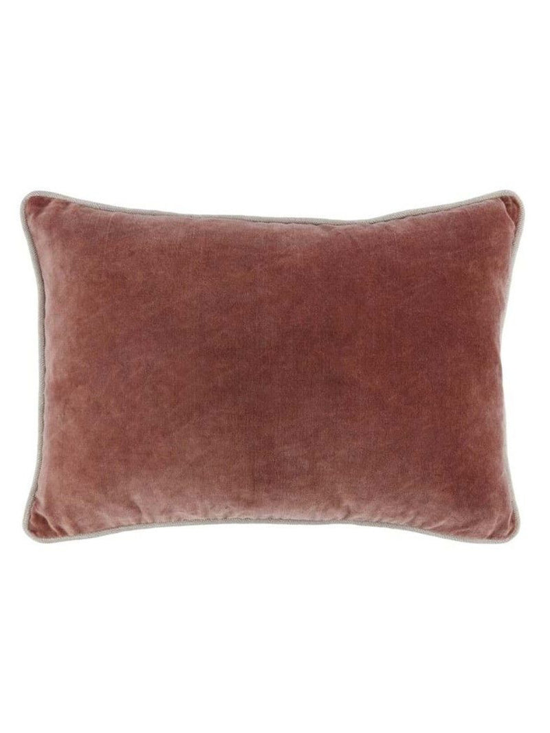Heirloom Auburn Velvet Kidney Pillow
