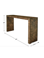 Ingrain Console Table | Cocoa Brown