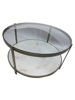 Chloe Iron Coffee Table | White