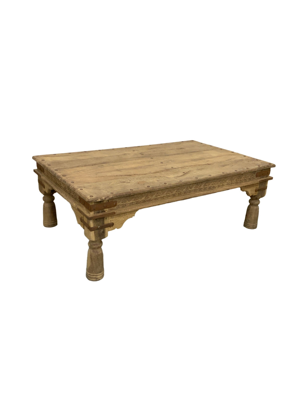 Refurbished Wood Coffee Table | 69"