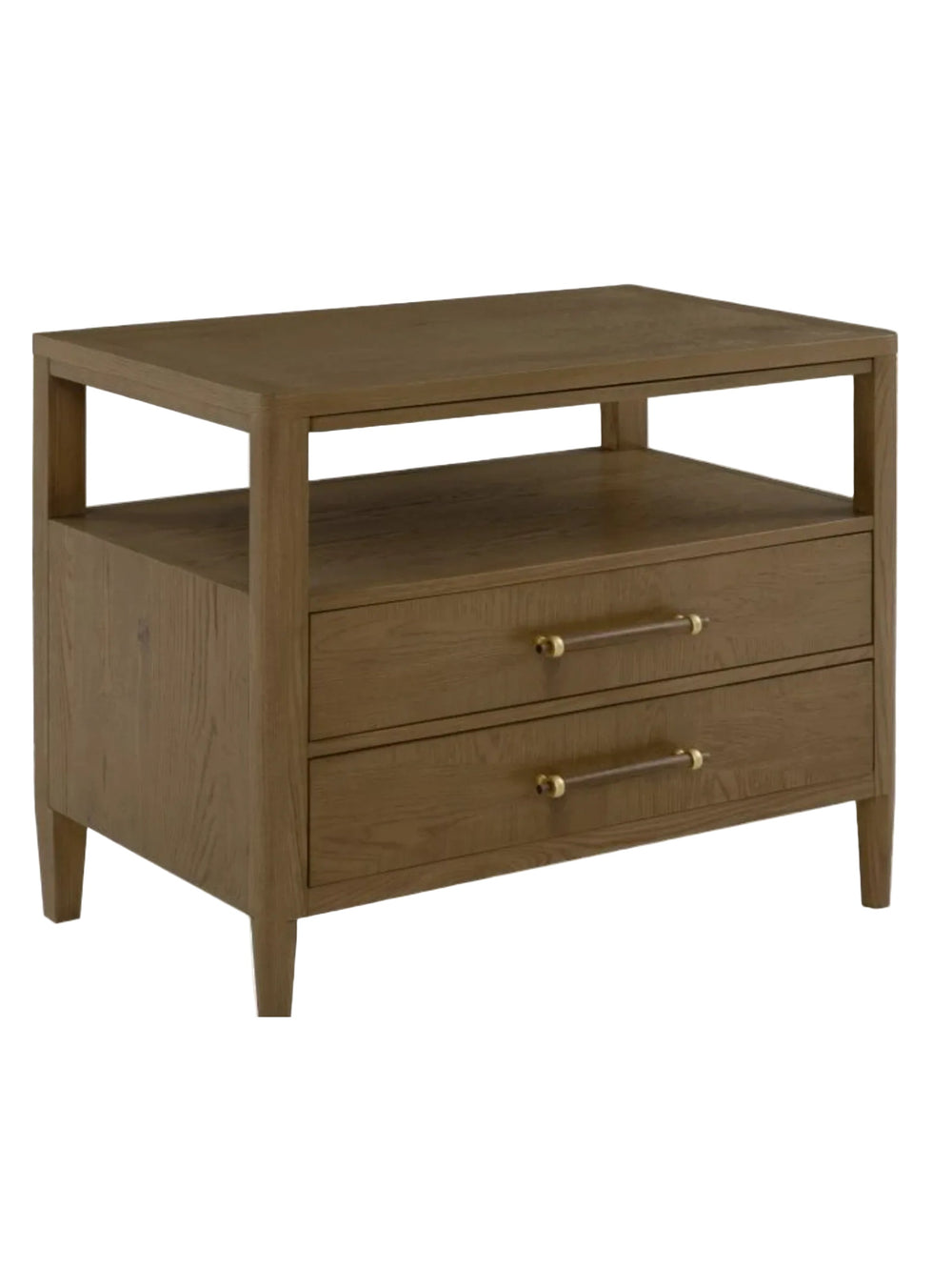 Sinclair* Nightstand | 2 Drawer | Caramel