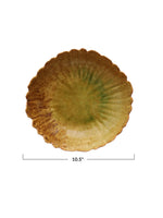 Stoneware Platter w/Scalloped Edges