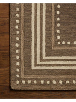 Wool Runner|Bark/Natural 2.5" x 9'9"