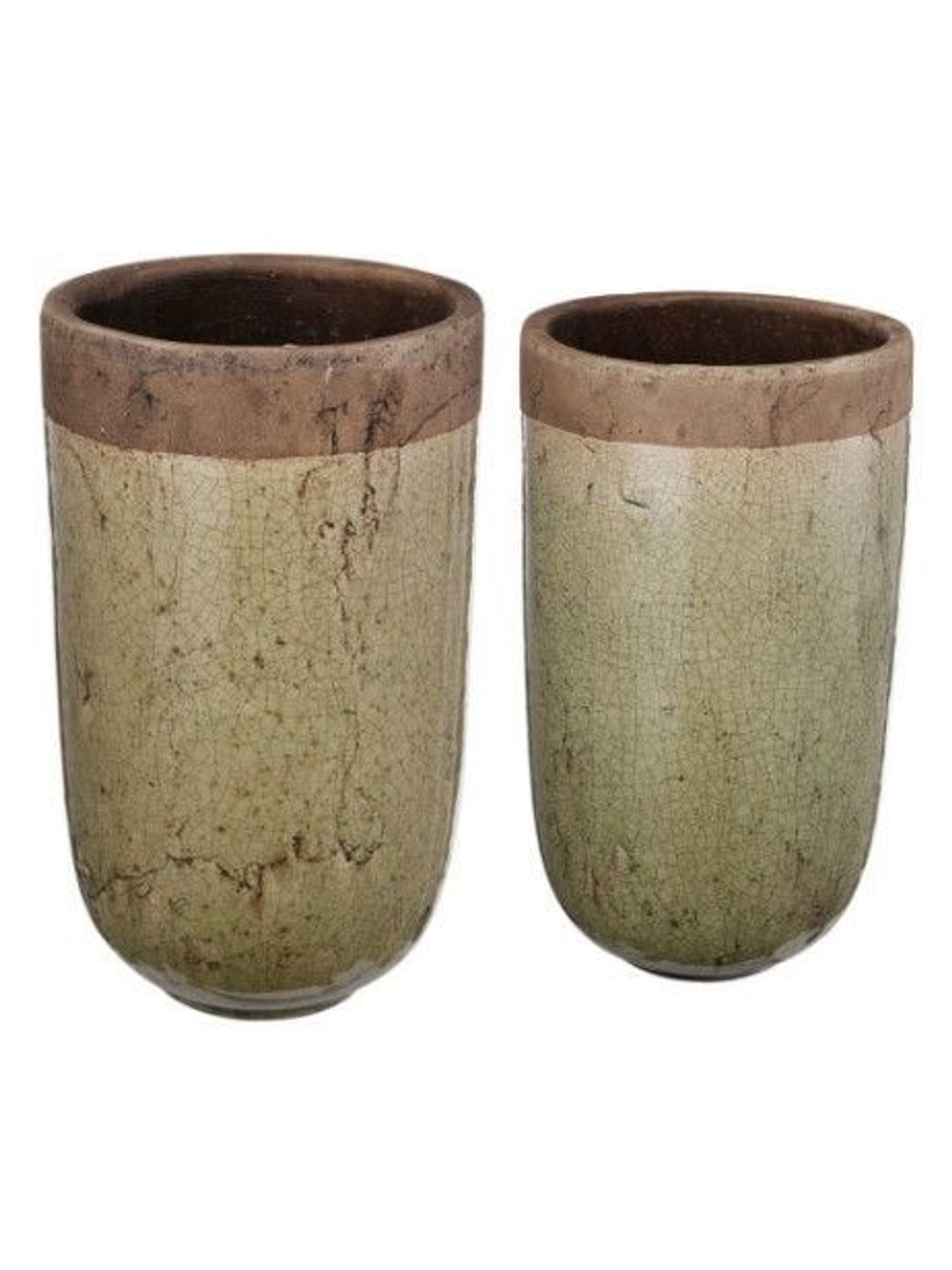 Two-Tone Earthen Vase LG