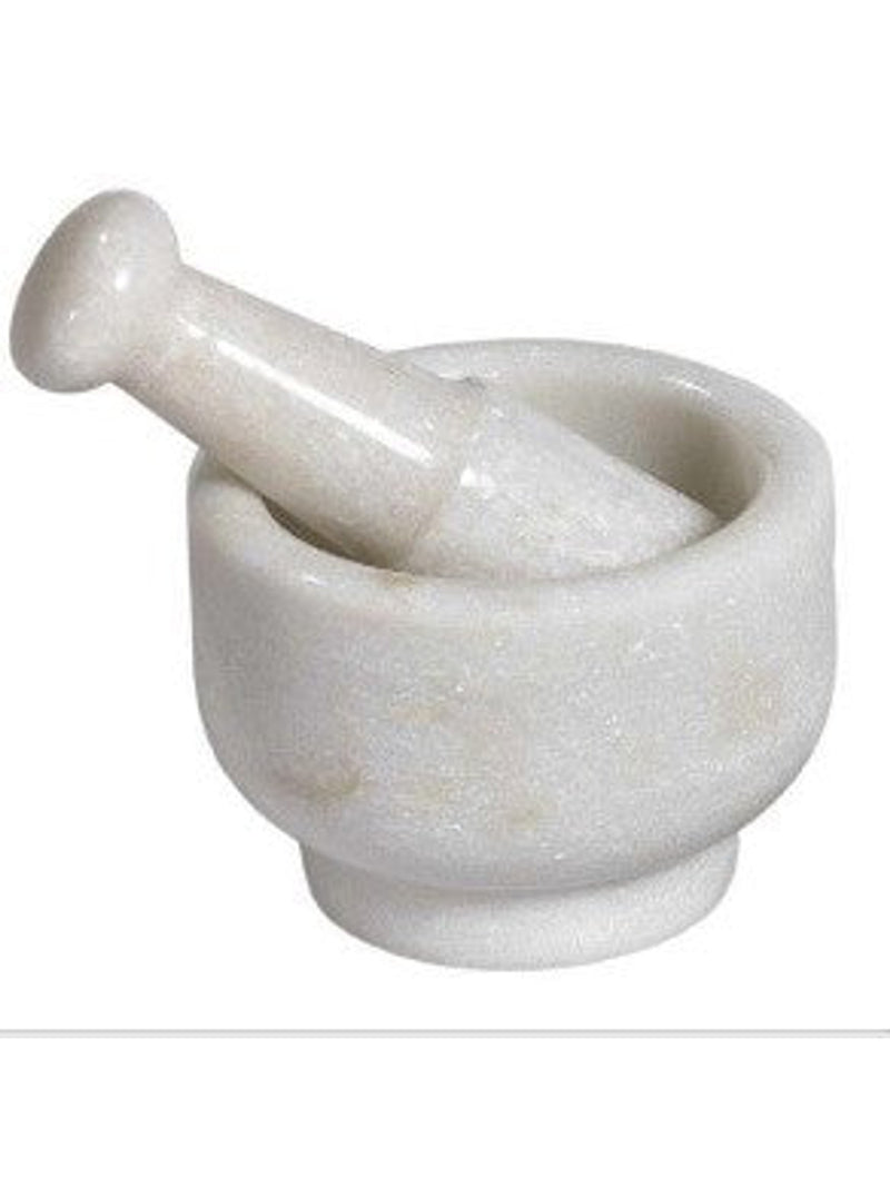 Marble Mortar & Pestle Set