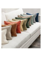 Heirloom Velvet Kidney Pillow | Ivory