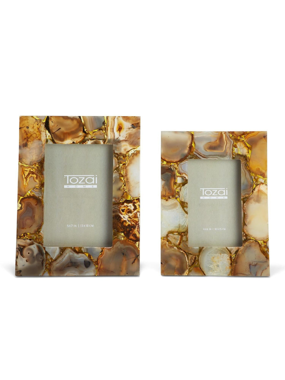 Amber Agate Photo Frame | 5x7