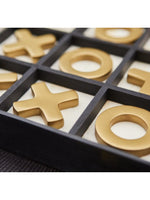 Tic-Tac-Glow Sculpture | Black/Gold/White