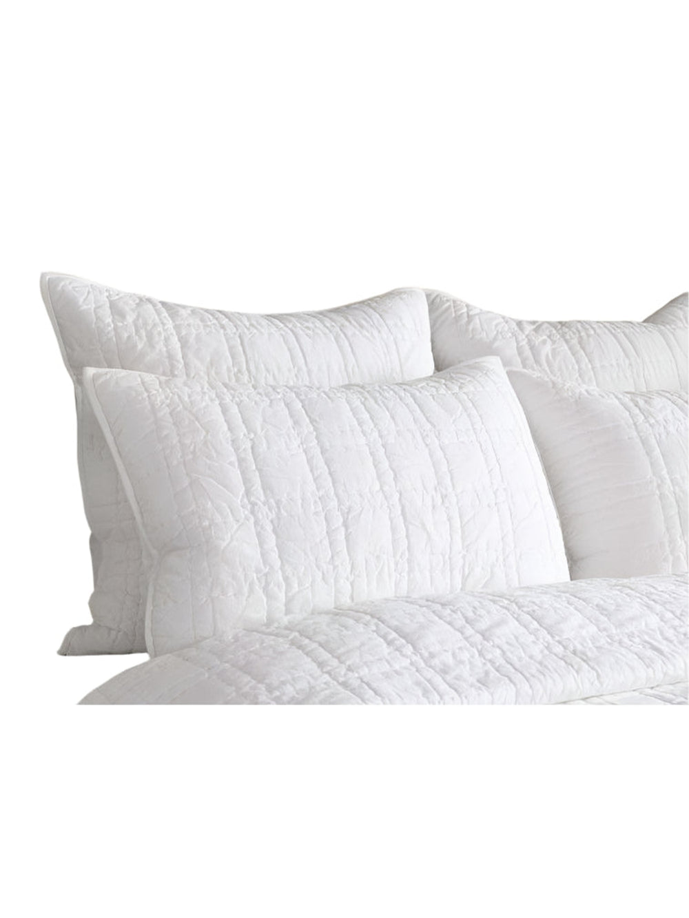 Carly White 3pc Queen Quilt Set w/SILVADUR