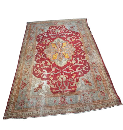 Vintage Turkish Oushak 20 | 9' x 12'