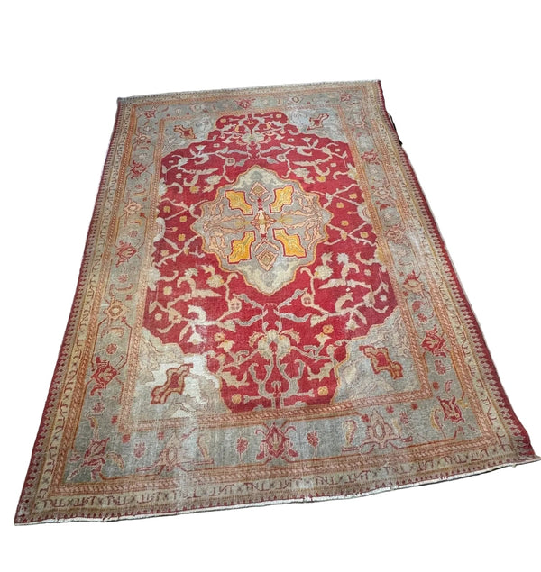 Vintage Turkish Oushak 20 | 9' x 12'