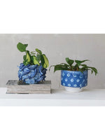 Blue Fish Planter