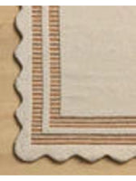 Scottie Wool Rug|Ivory/Rust 5' x 7'5"
