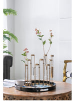 Angie Staggered Glass Vial Vase