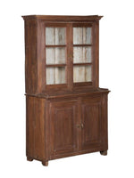 Wood & Glass 2PC Cabinet