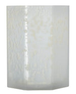 White Octagonal Candle Holder