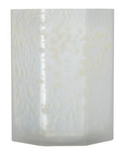 White Octagonal Candle Holder