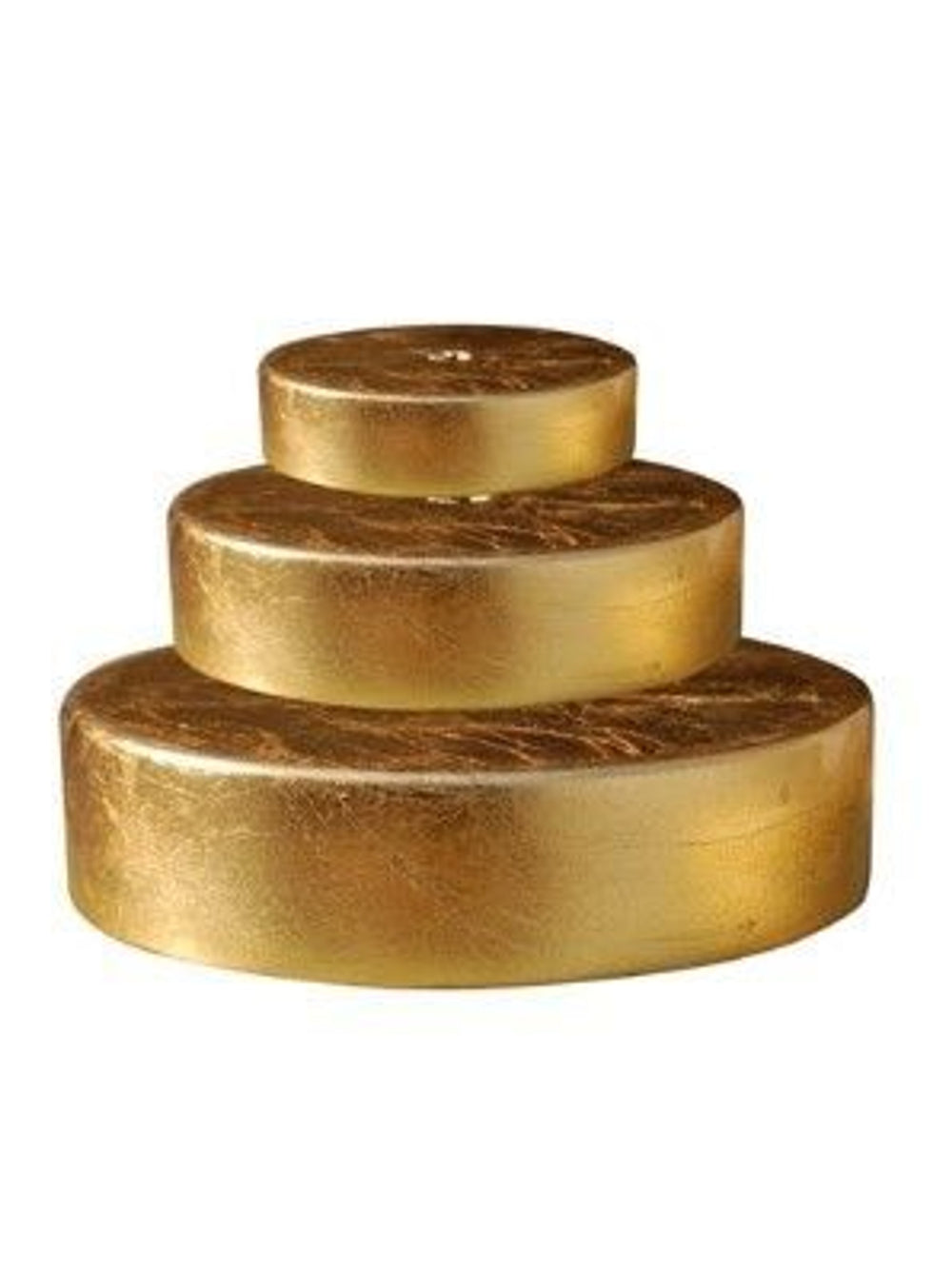 Round Gold Leaf Base 6.5"