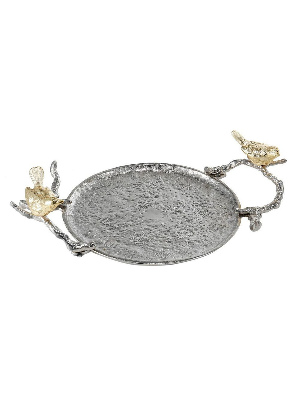 Alana Tray w/Birds on Handles 14”