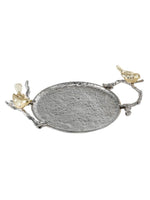 Alana Tray w/Birds on Handles 14”