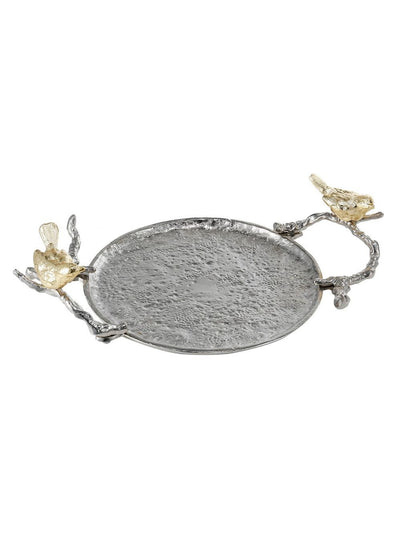 Alana Tray w/Birds on Handles 14”