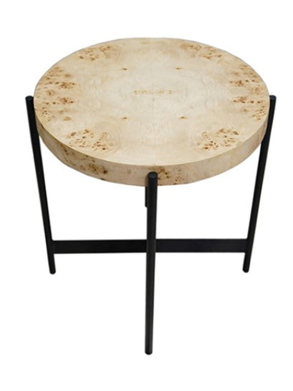 Burl Wood Side Tables