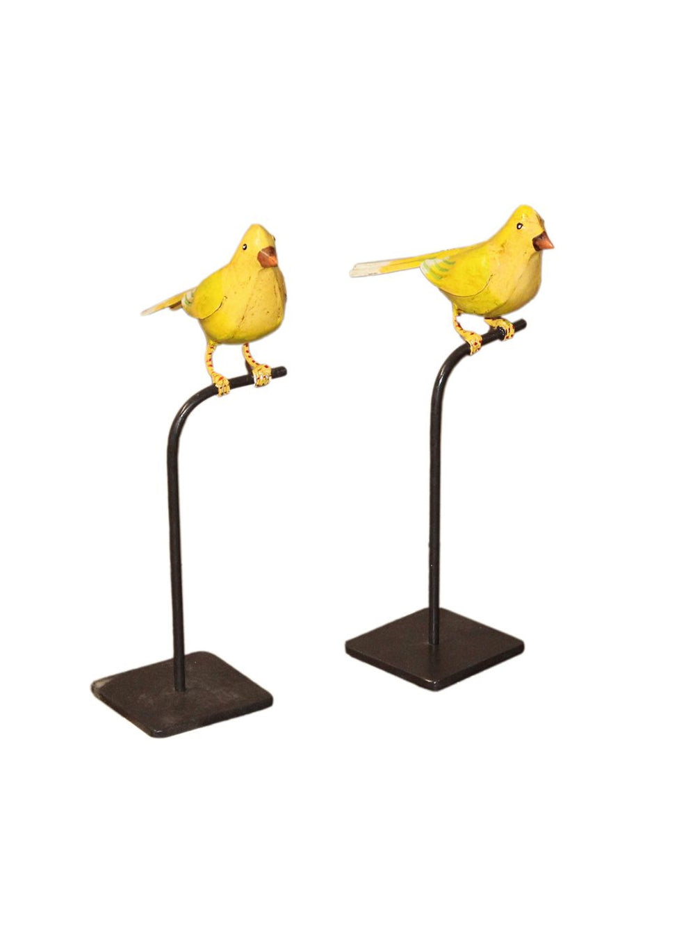 Decorative Bird Purched on Iron Stand