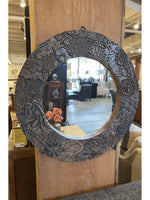 Teak Wood Framed Mirror