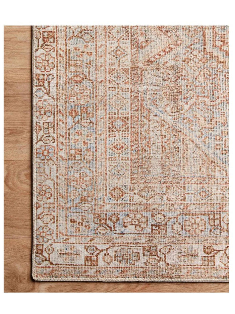 Jules Tangerine | Mist Rug 8X10