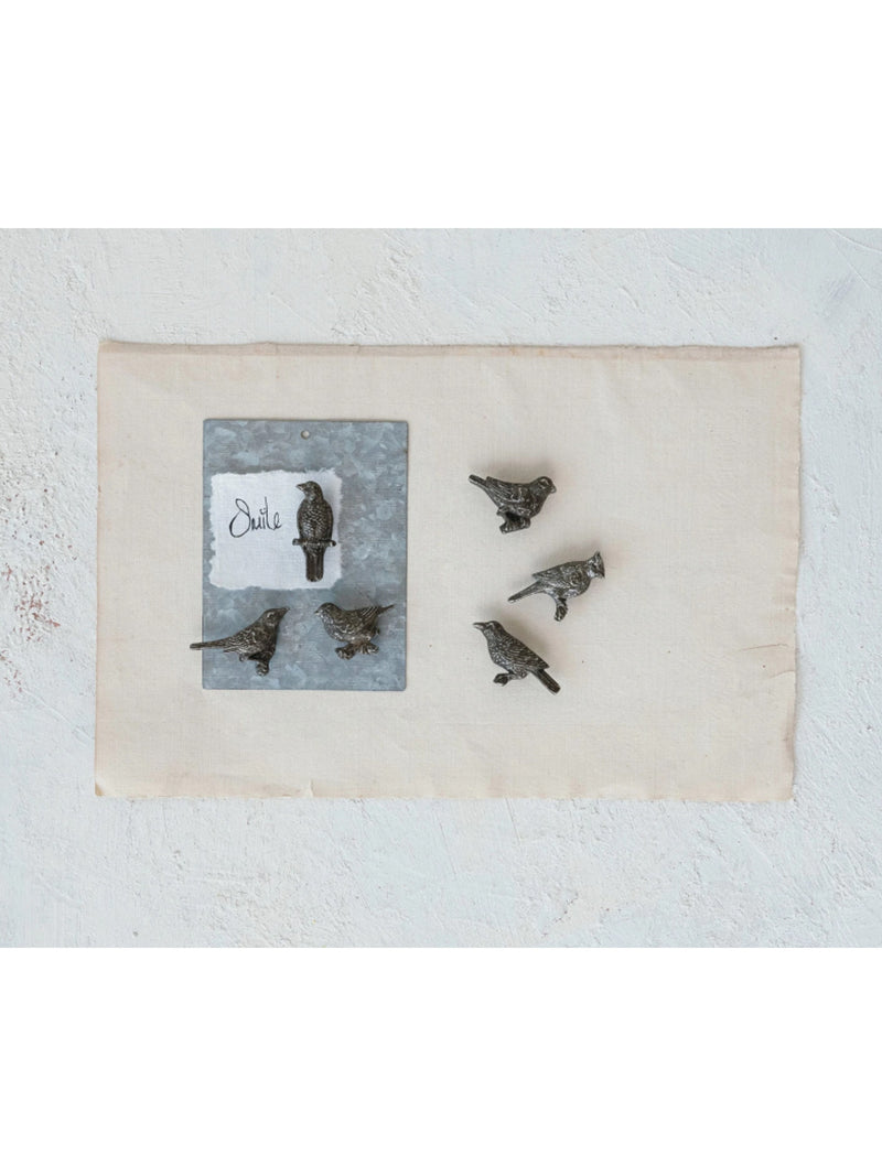 Pewter Bird Magnets - S|6
