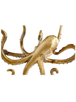 Octopus Shelf Decor | Aged Brass