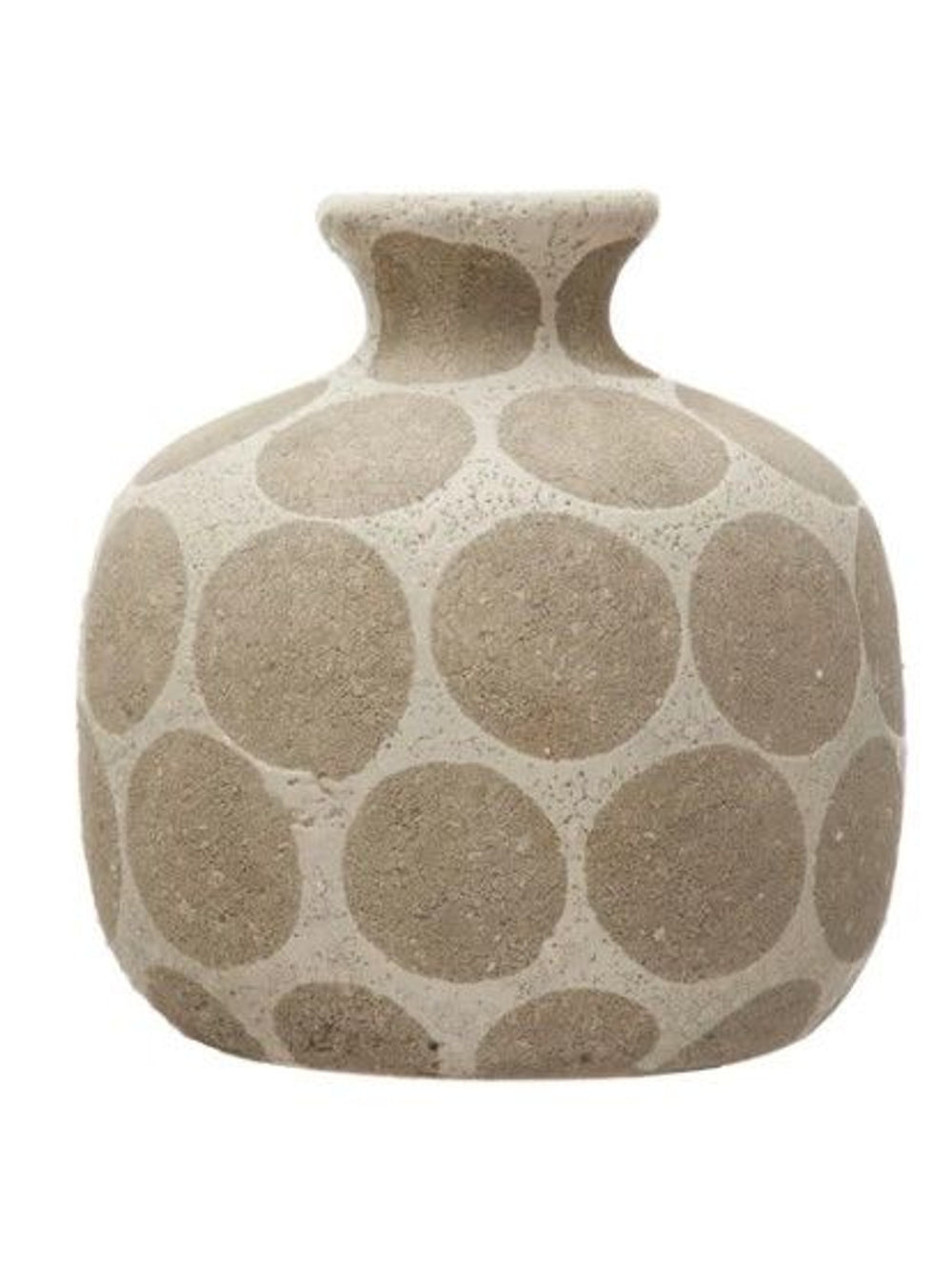Terracotta Vase | White Cement