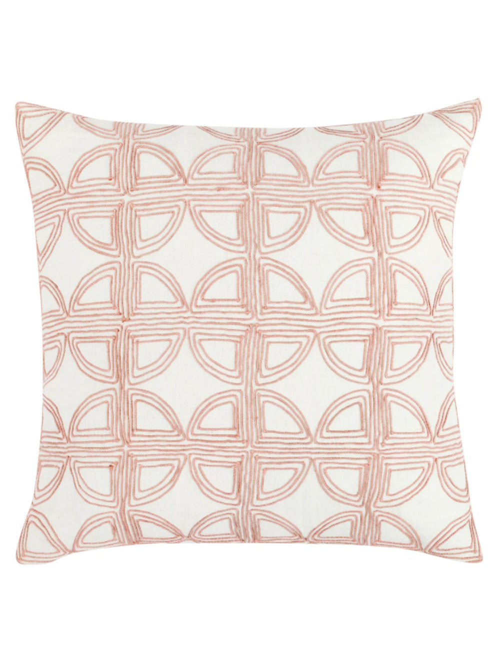 Elea 22" Pillow | Ivory/Blush