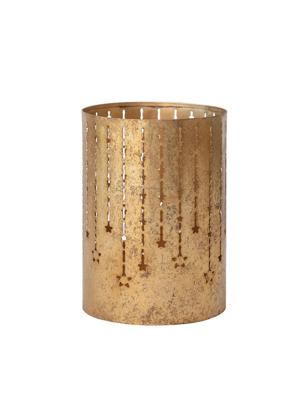 7" Gold Votive Holder