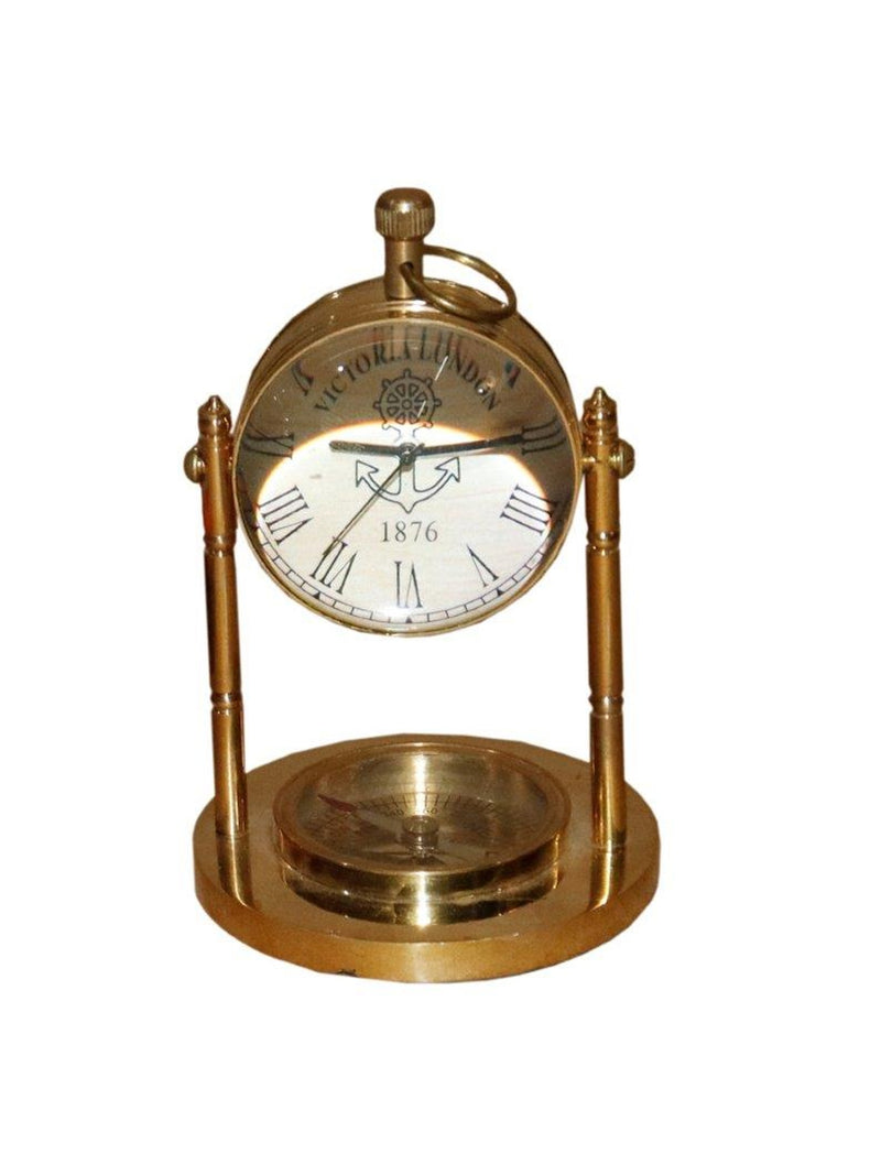 Brass Watch & Compass