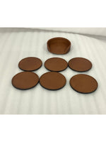 Leather Coasters | Set of 6