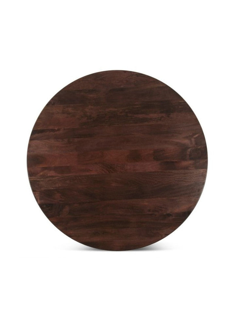 Bijou Round Dining Table | Dark Sienna