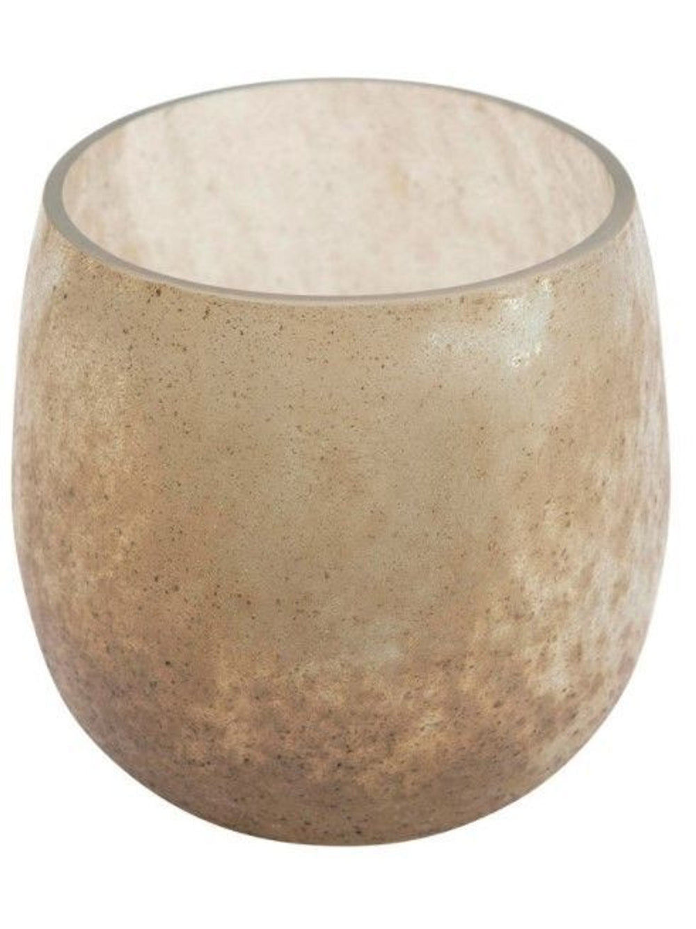 Distressed Iridescent Frosted Tealight Holder