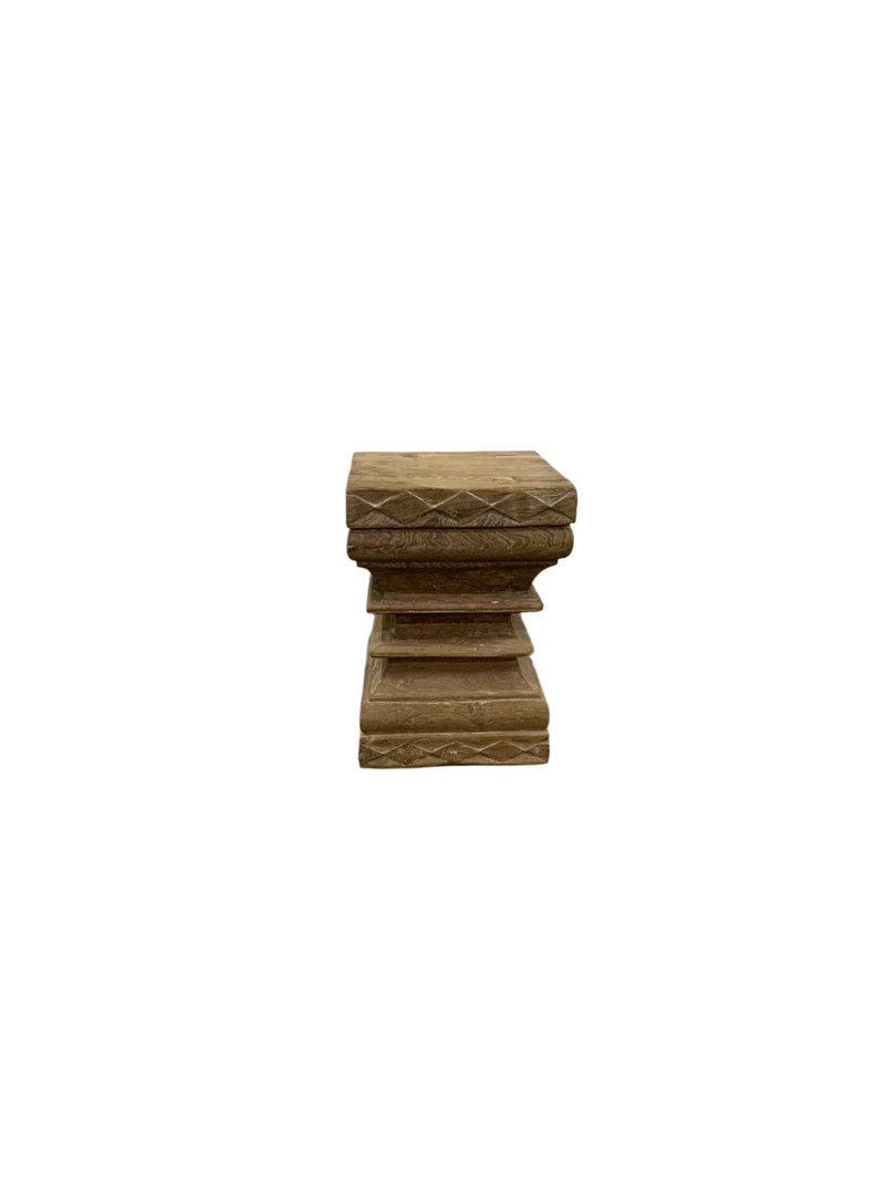 Teak Wood Base 12x12x18