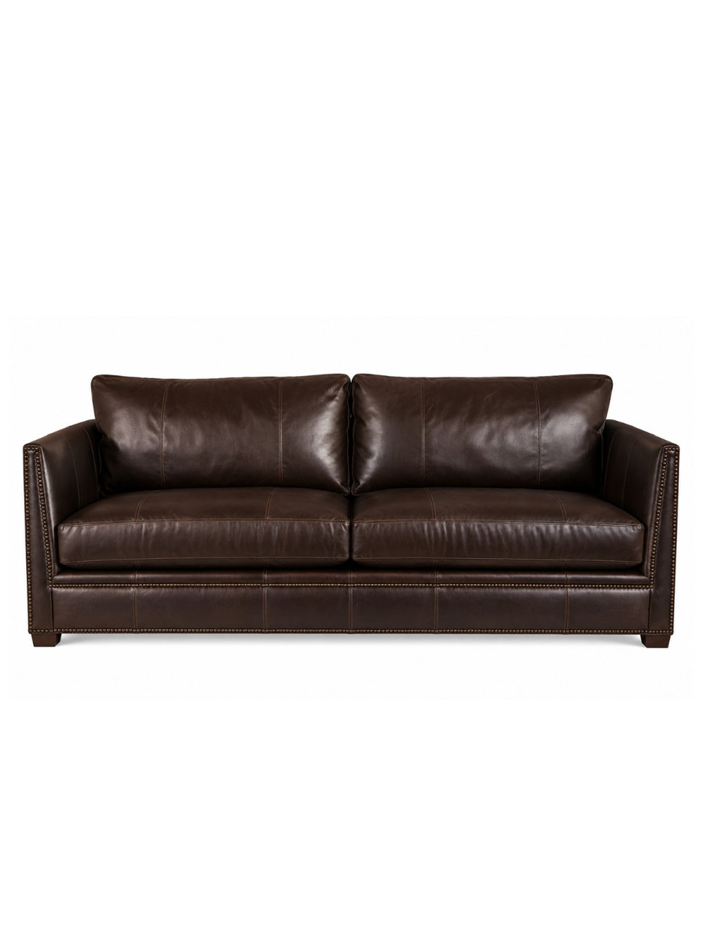 Chesterfield 93" Leather Sofa