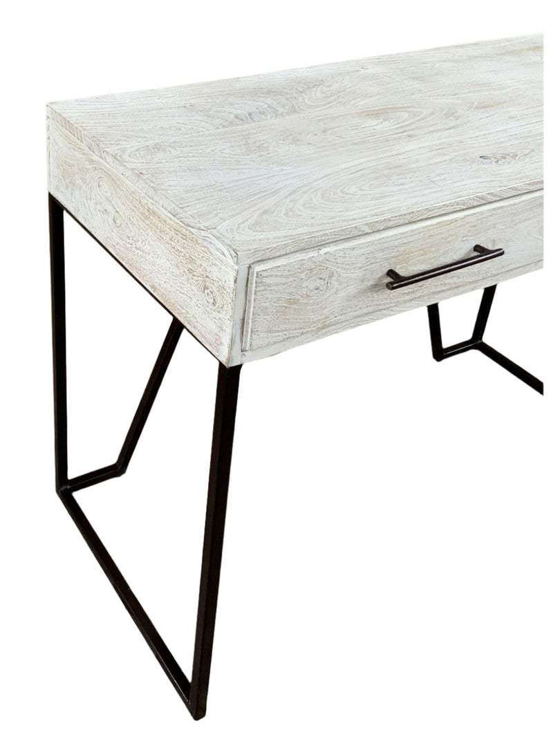 Meredith Desk | White BRZ