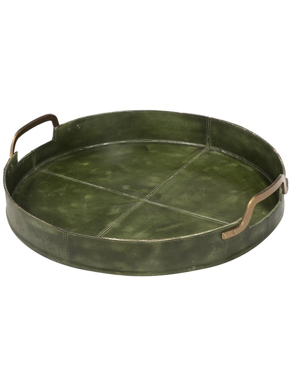 Tinsley Leather Server | Green