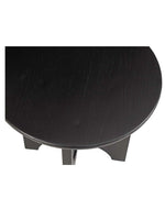 Dunnigan Round End Table | Black