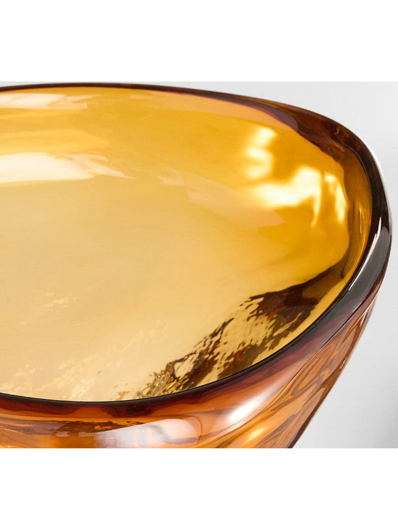 Alistair Bowl | Amber/Clear