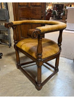 Hair on Hide Captain's Chair