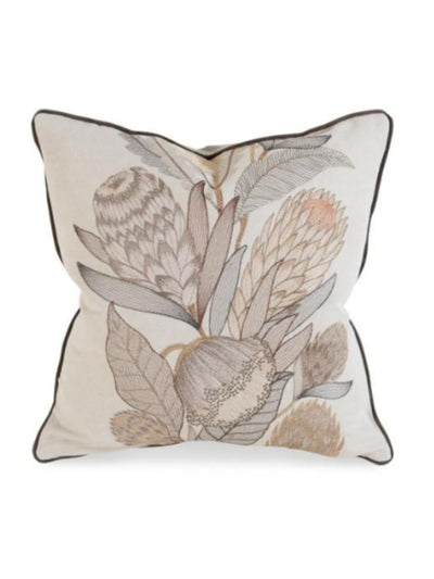 Panola Linen w/Rosemary Oatmeal Back
