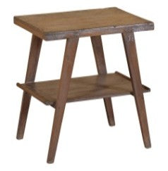 Two Tier Wooden Side Table