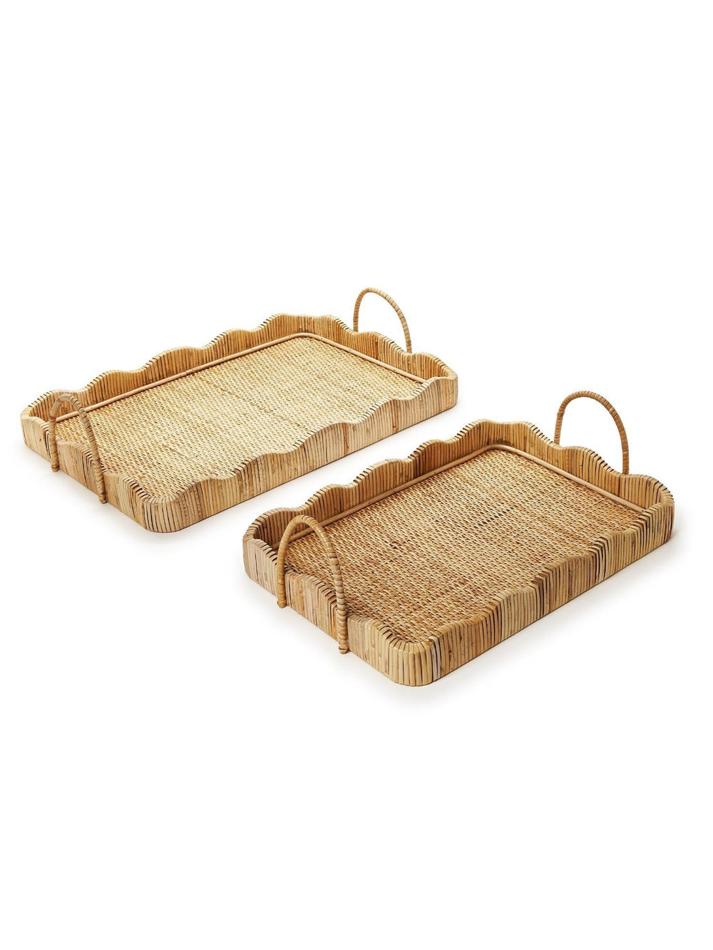 Scalloped Edge Trays | Small