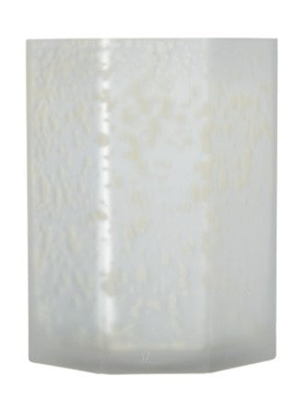 White Octagonal Candle Holder